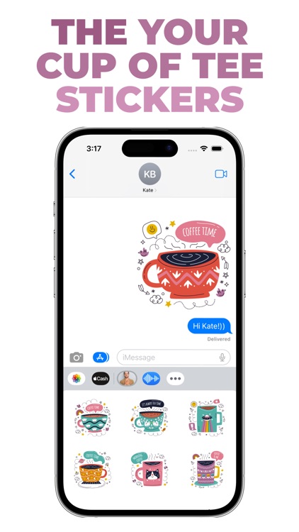 The Your Cup of Tee stickers