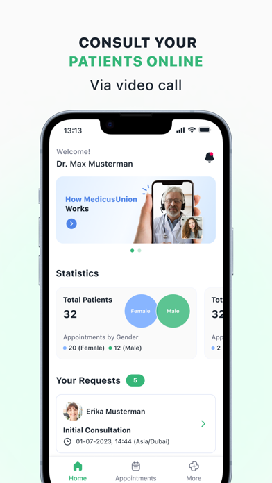 MedicusUnion Pro - For Doctors Screenshot