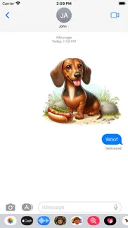 dachshund stickers iphone screenshot 4
