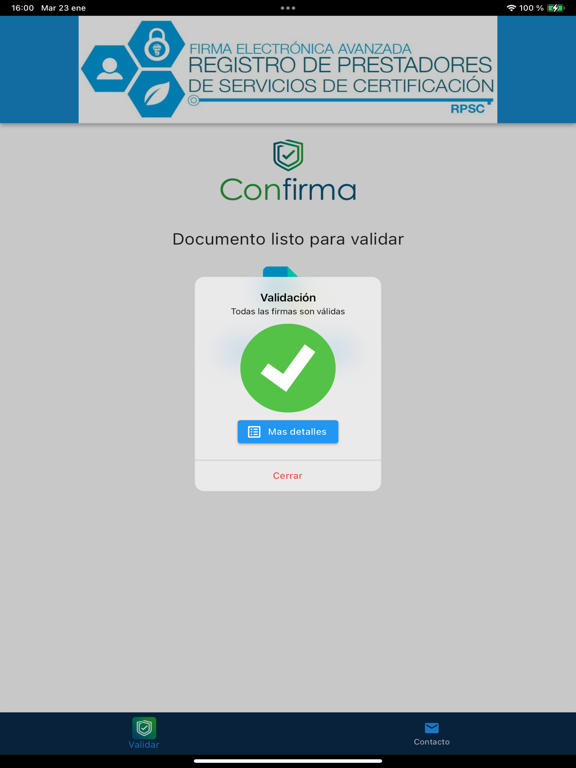 App screenshot