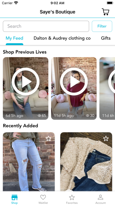Saye's Boutique Screenshot
