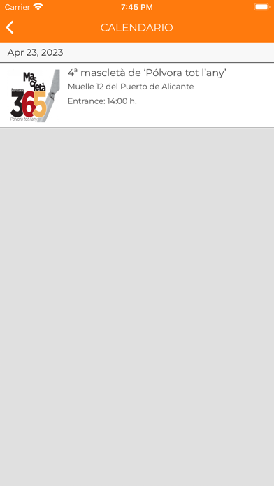 Fiestas Alicante Screenshot