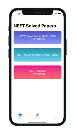 Game screenshot NEET Solved Papers mod apk