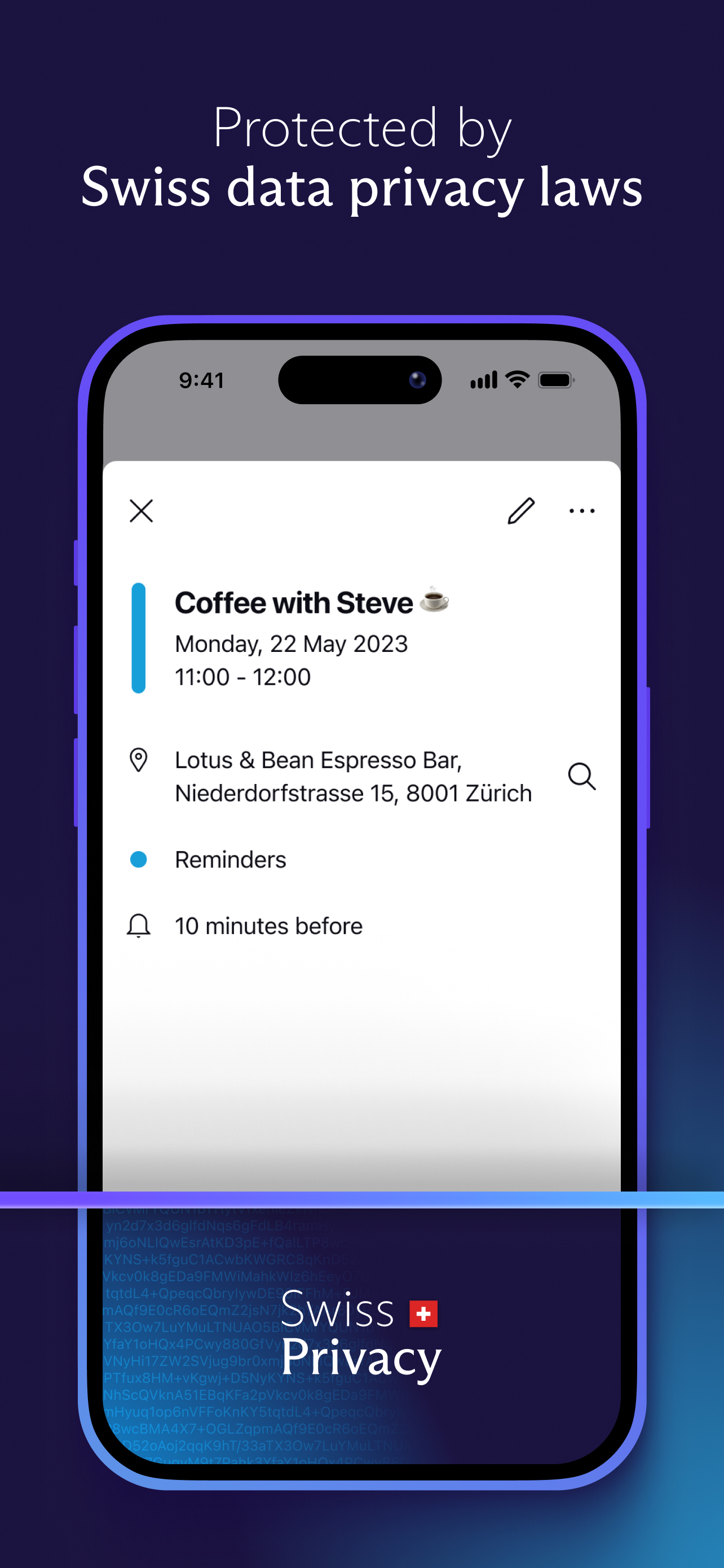 Proton Calendar: Secure Events