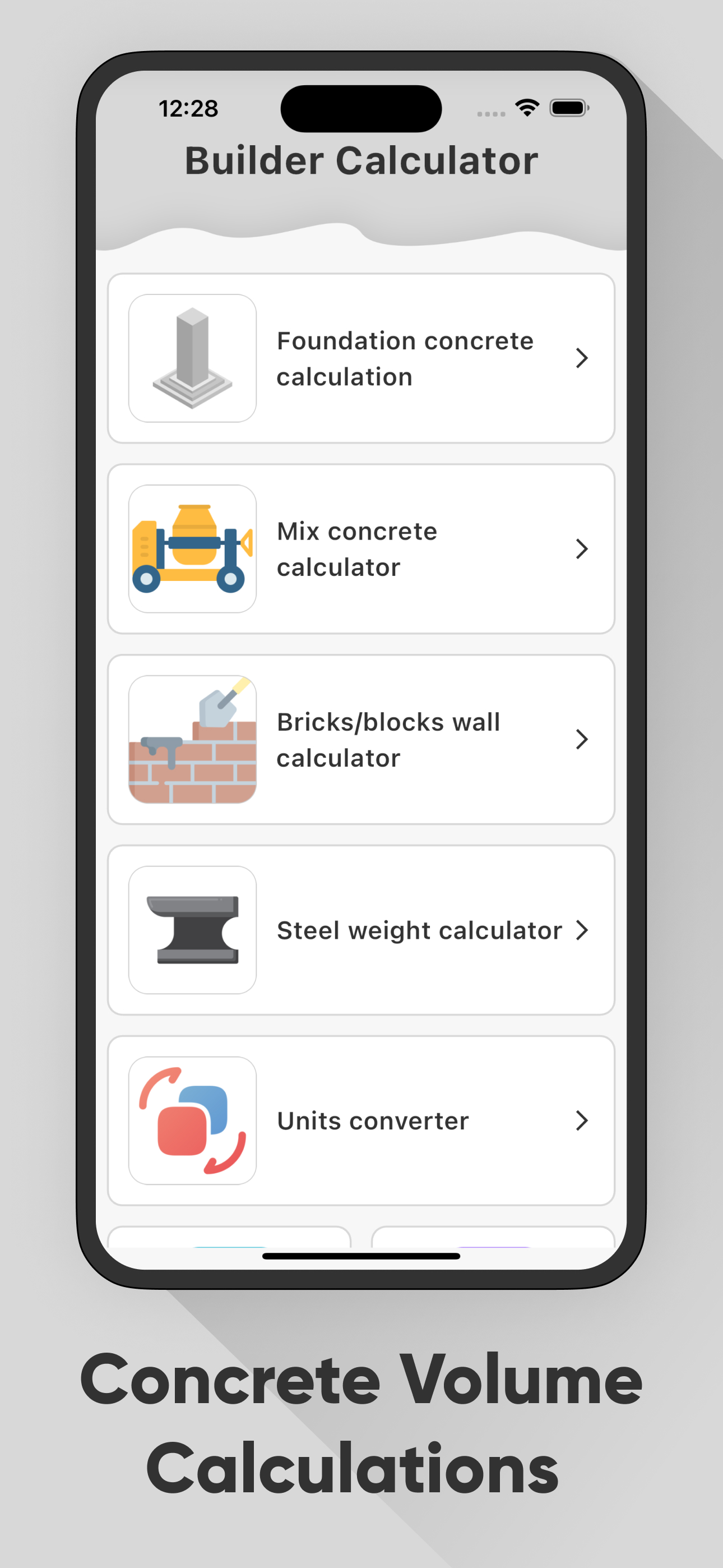Builder Calculator - Concrete