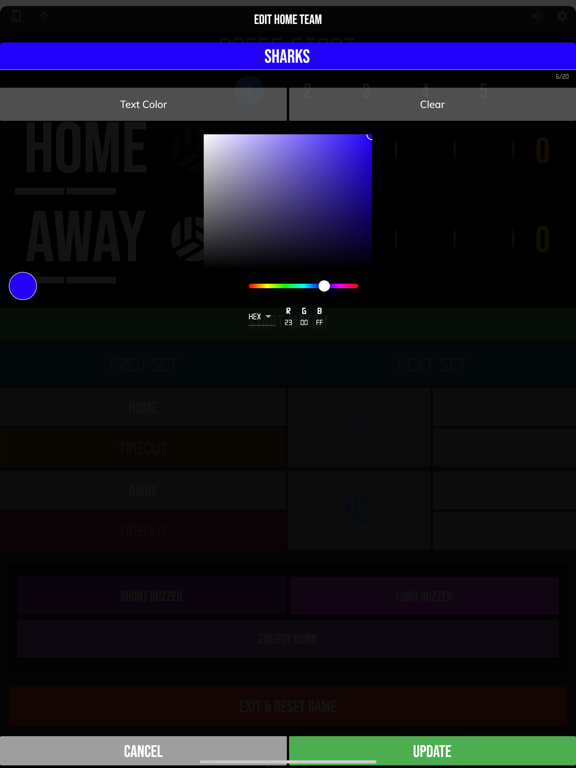 BT Volleyball Controller iPad screenshot 10 - Sports app