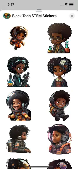Game screenshot Black Tech STEM Stickers mod apk