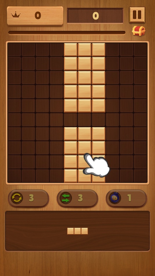 #3. Woodytris: Block Puzzle (iOS) 由: Aziza Rahman