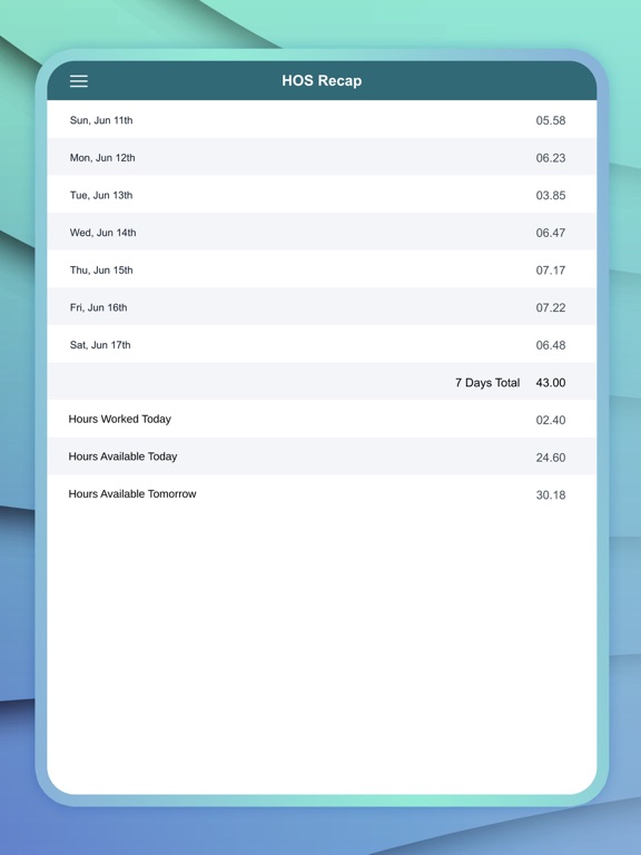 OSON ELOGS iPad screenshot 1 - Business app