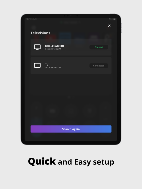 Remote for Android TV iPad screenshot 6 - Utilities app