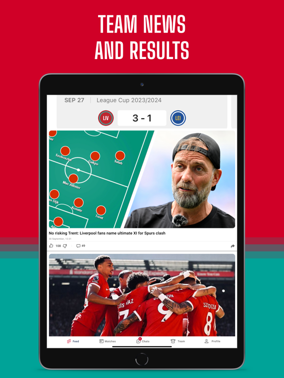 Screenshot #5 pour LFC Live: not official fan app