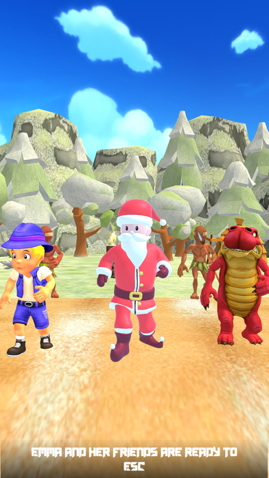 Santa Runner 3D-Christmas Game Screenshot