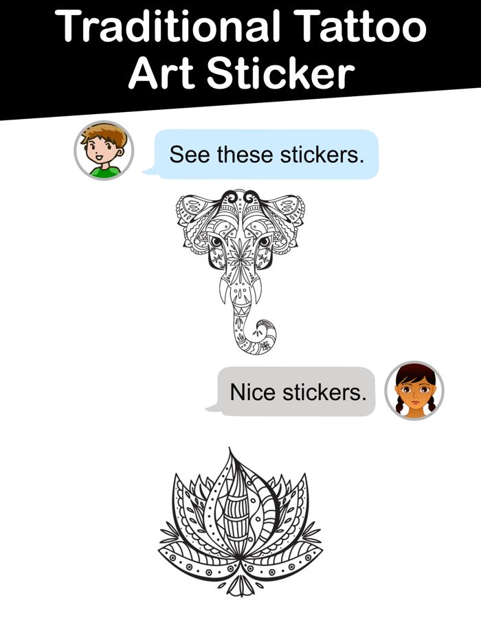 Traditional Tattoo Art Sticker