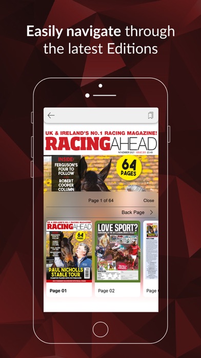 Racing Ahead Magazine Screenshot