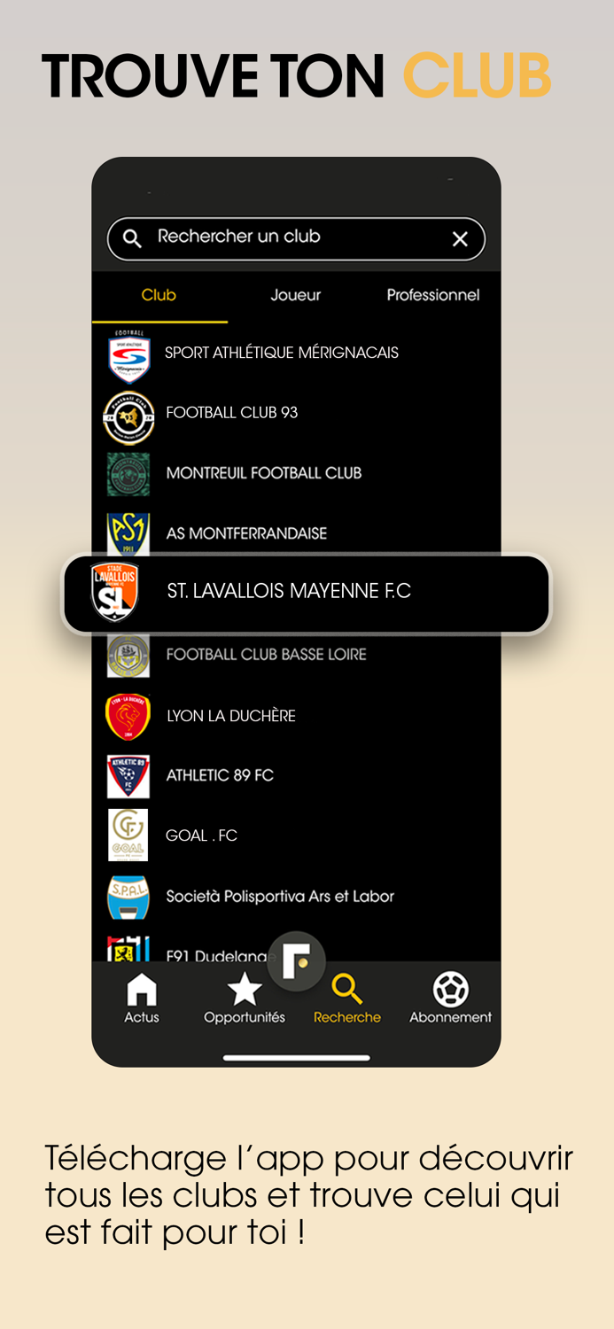 Footsider - Find your club