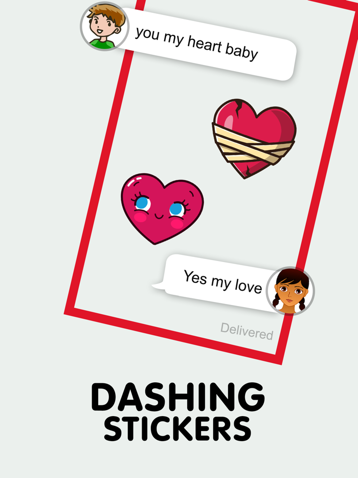 Bad Hearts -Also Cool Stickers