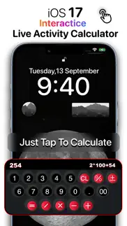 calculator widget -simple calc iphone screenshot 1