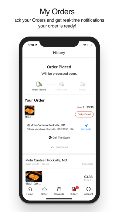 Mala Canteen iPhone screenshot 3 - Food & Drink app