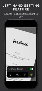 Menu Reader - Magnify & Flash screenshot #5 for iPhone