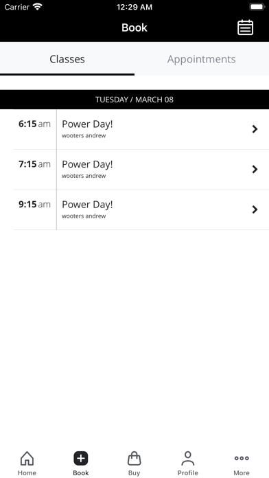 Balance Sports Performance Screenshot