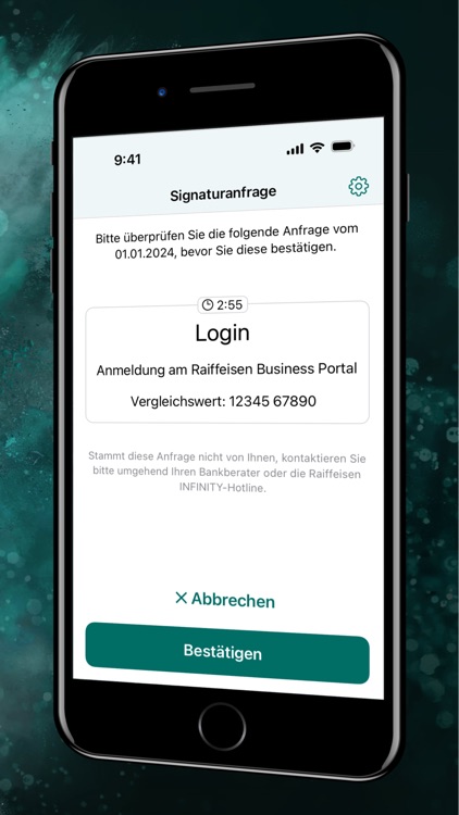Raiffeisen INFINITY Signatur