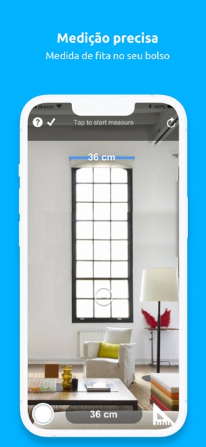 Câmara com Fita Métrica RA na App Store