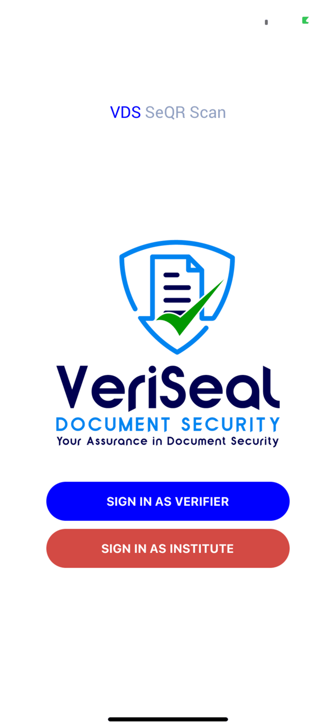 VDS SeQR Scan
