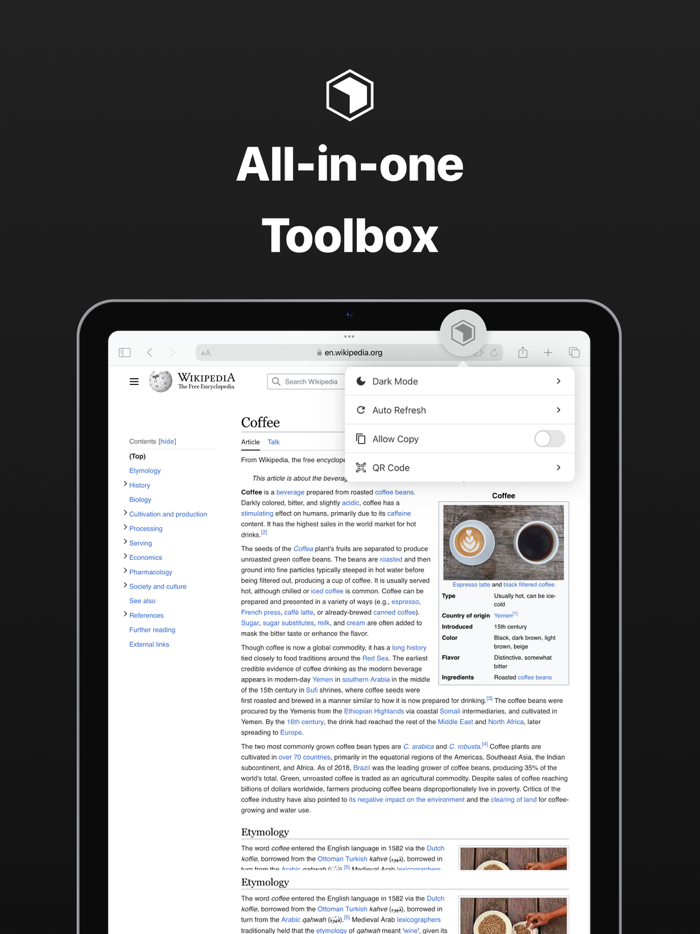 Toolbox for Safari