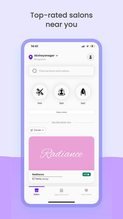 Glamlush: Salon Booking App Screenshot