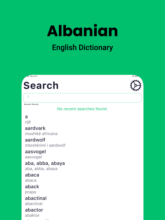 Albanian Dictionary - Dict Box