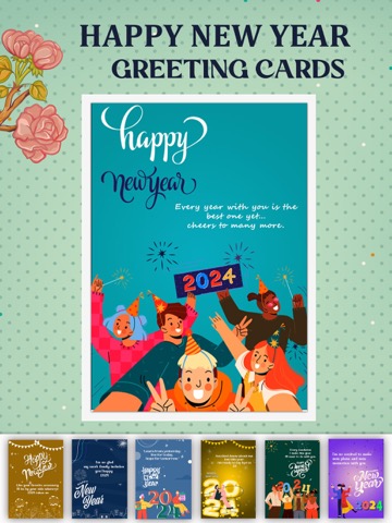 New Year Greeting Invite Cardのおすすめ画像2