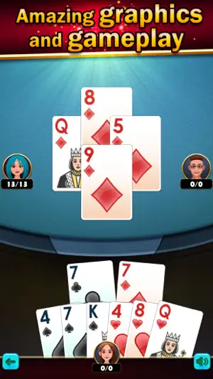 Hearts Classic Offline Card screenshot 2