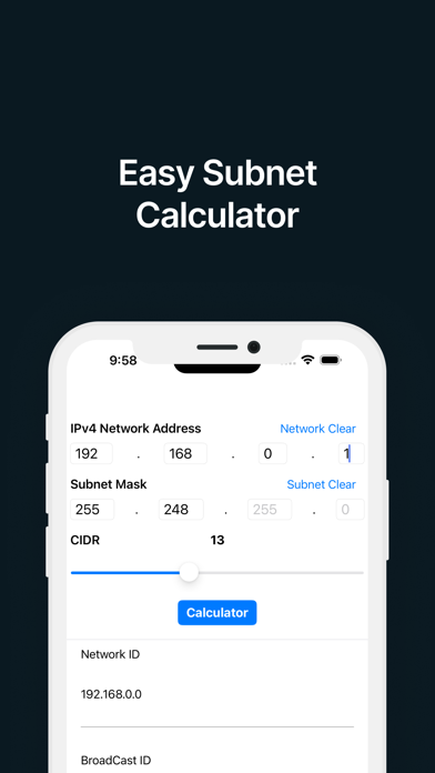 easy Subnet Calculatorのおすすめ画像3