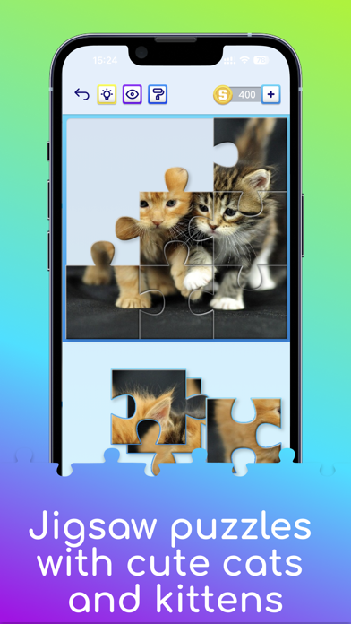 猫と子猫のジグソーパズルのおすすめ画像2