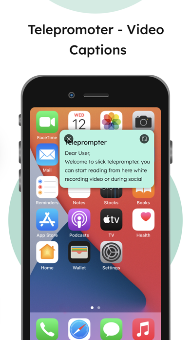 Teleprompter - Floating Texts Screenshot