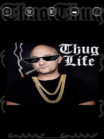 Thug life photo stickersのおすすめ画像2