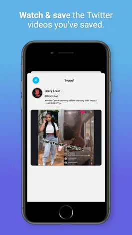 Game screenshot SaveTweet - Twitter Video Save apk