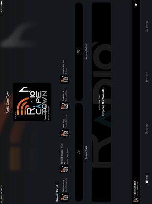 Radio Cape Town iPad screenshot 1 - Music app