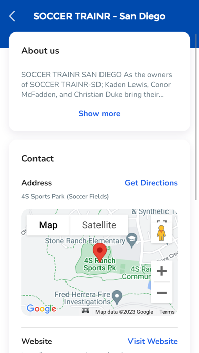 SOCCER TRAINR Screenshot