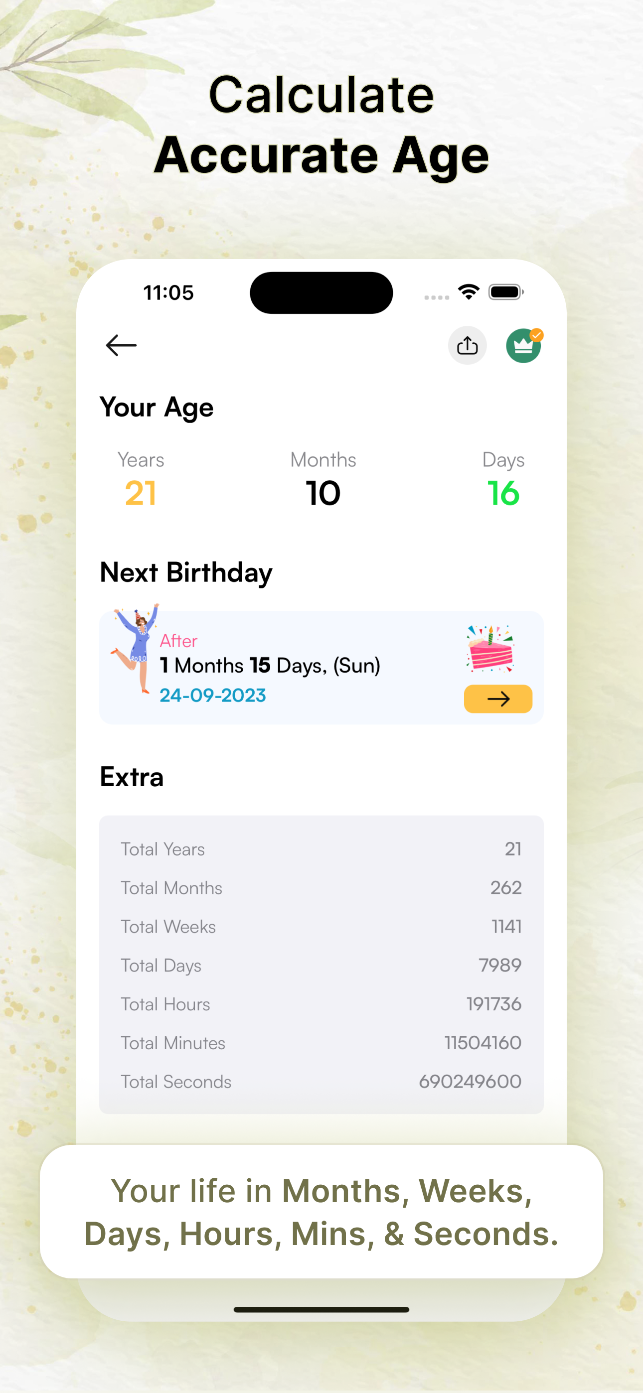 Age Calculator & Event Tracker