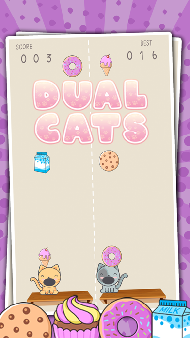 Dual Cats: Kawaii Cat Game Screenshot