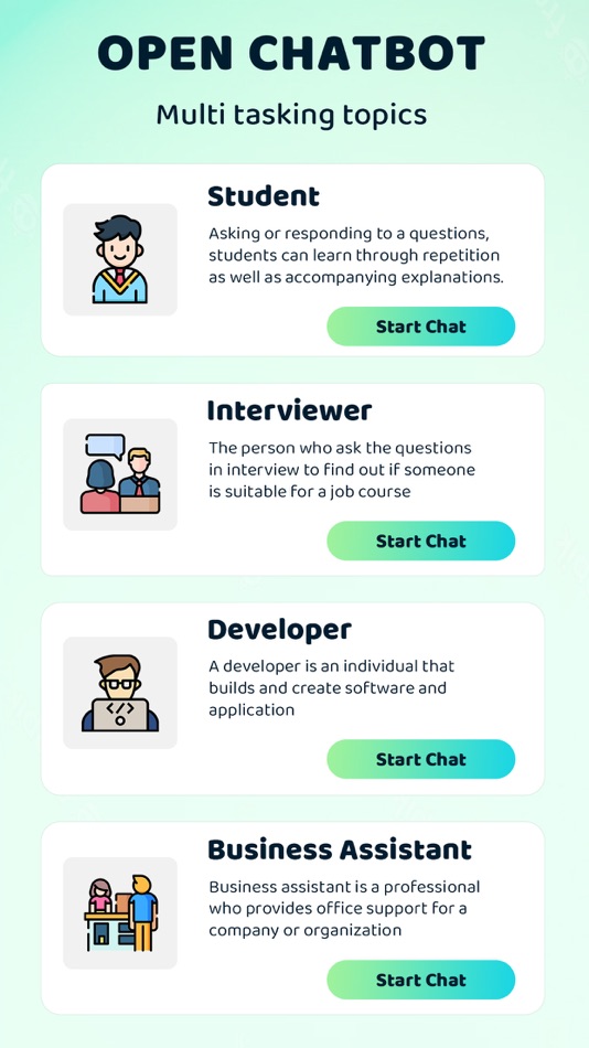 #2. AI Chat : Personal Chatbot (iOS) 由: Bhautik Lathiya