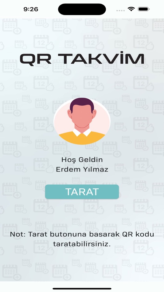 #2. Qr Takvim (iOS) By: Nuray Gunes