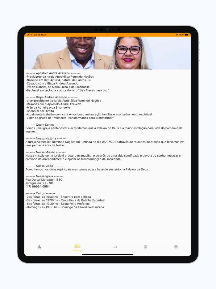 Igreja Remindo Nações