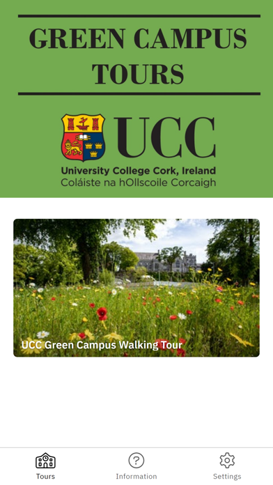 UCC Green Campus Tours Screenshot