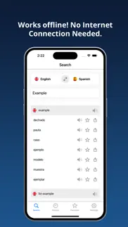 english spanish dictionary + iphone screenshot 1