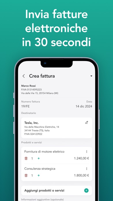 Fattura Elettronica APP Screenshot