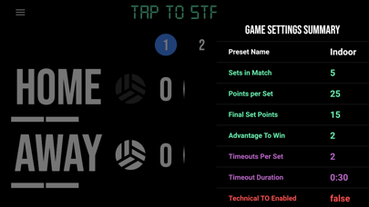 BT Volleyball Scoreboard iPhone screenshot 8 - Sports app