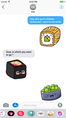 Game screenshot Sushi Kawaii Stickers apk