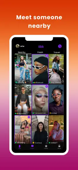 Game screenshot Likk lesbian bi & queer dating apk